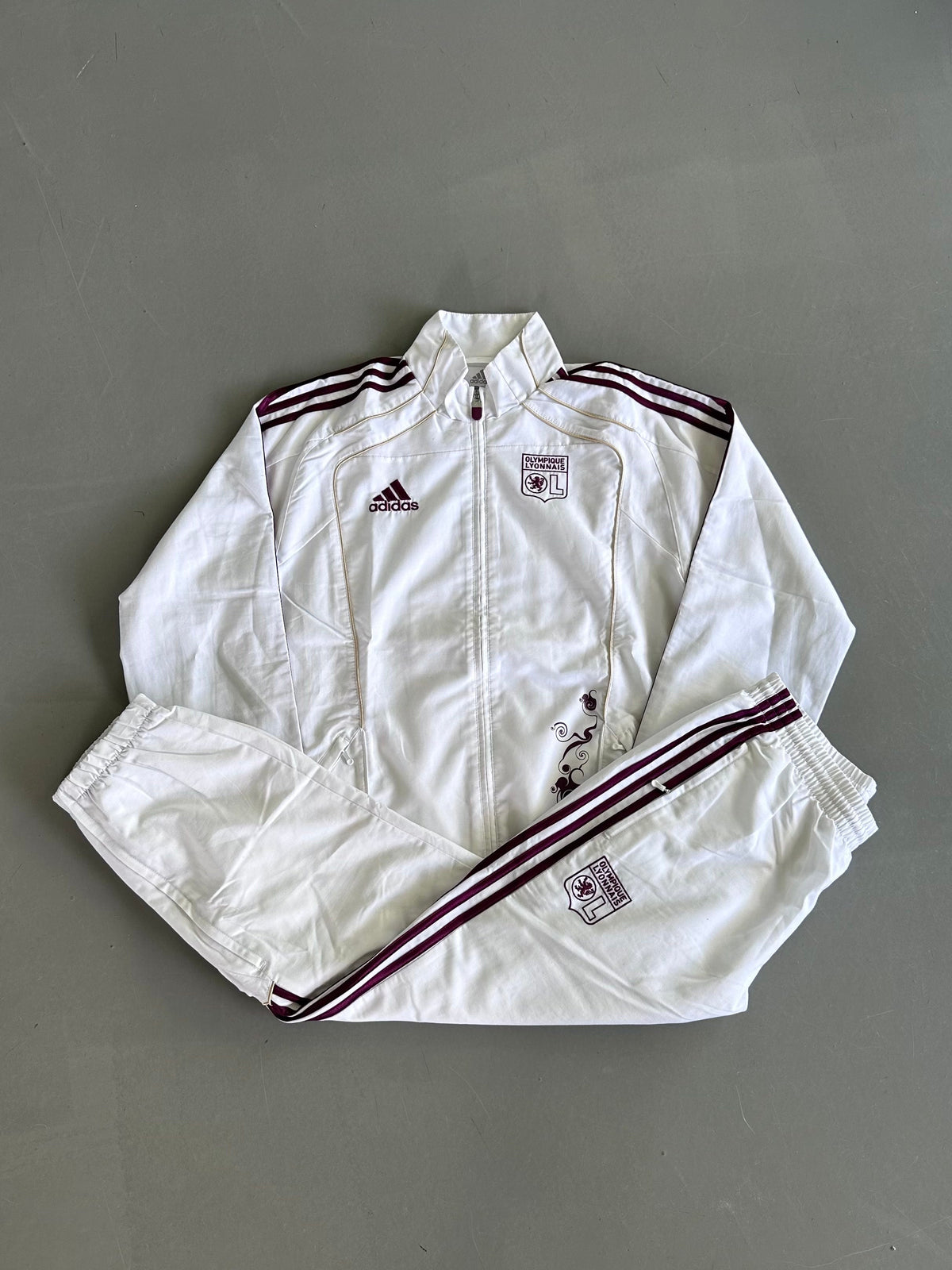 Adidas x Olympique Lyon Vintage Tracksuit | S
