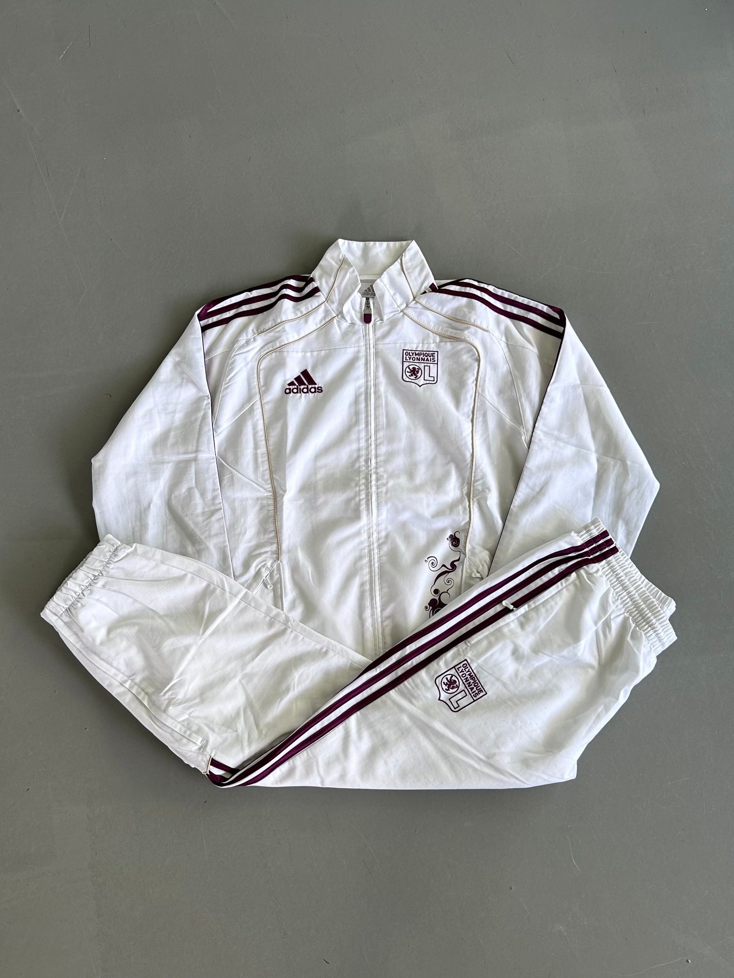 Adidas x Olympique Lyon Vintage Tracksuit | S