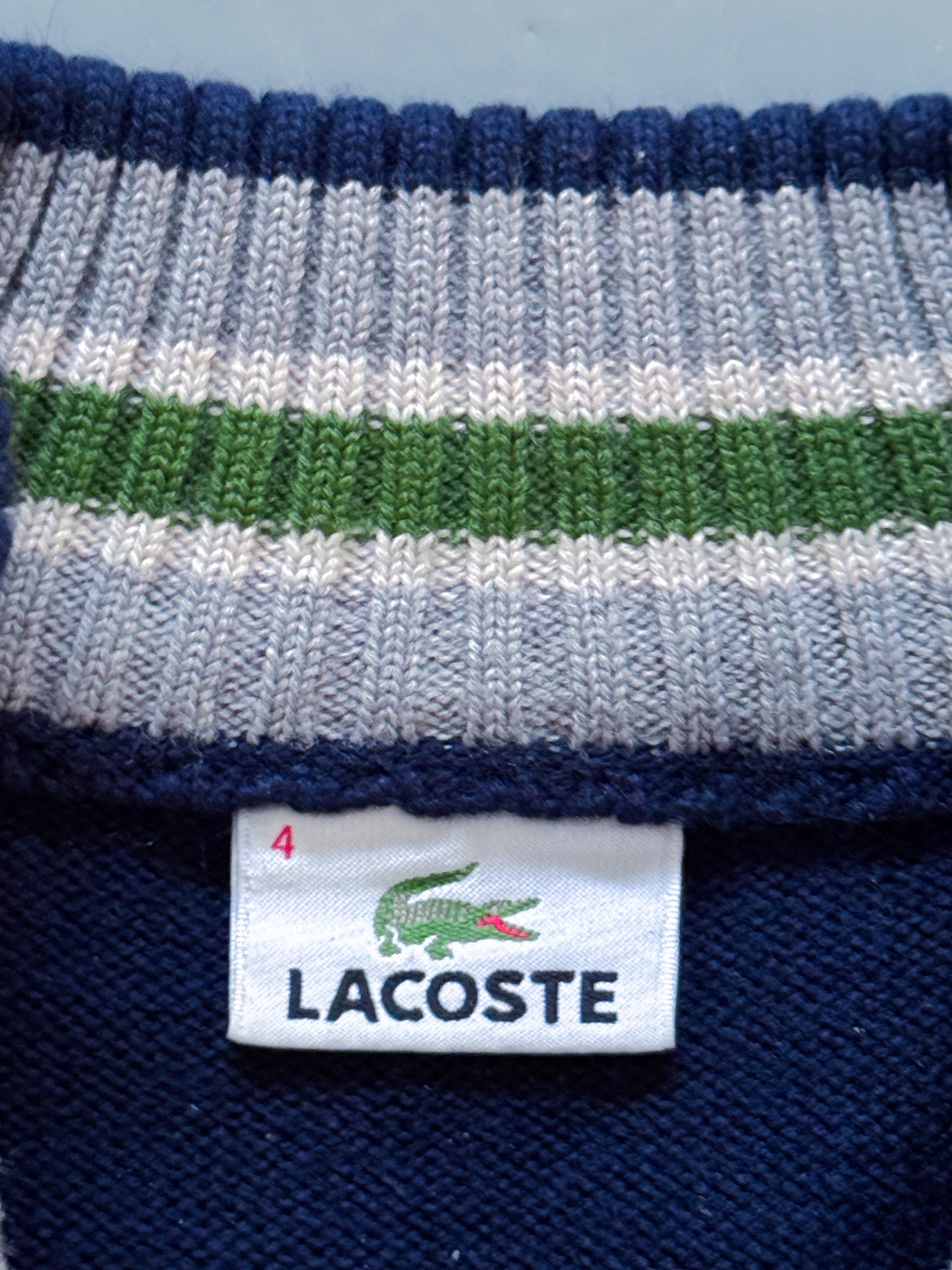 Lacoste Vintage Strickjacke | M