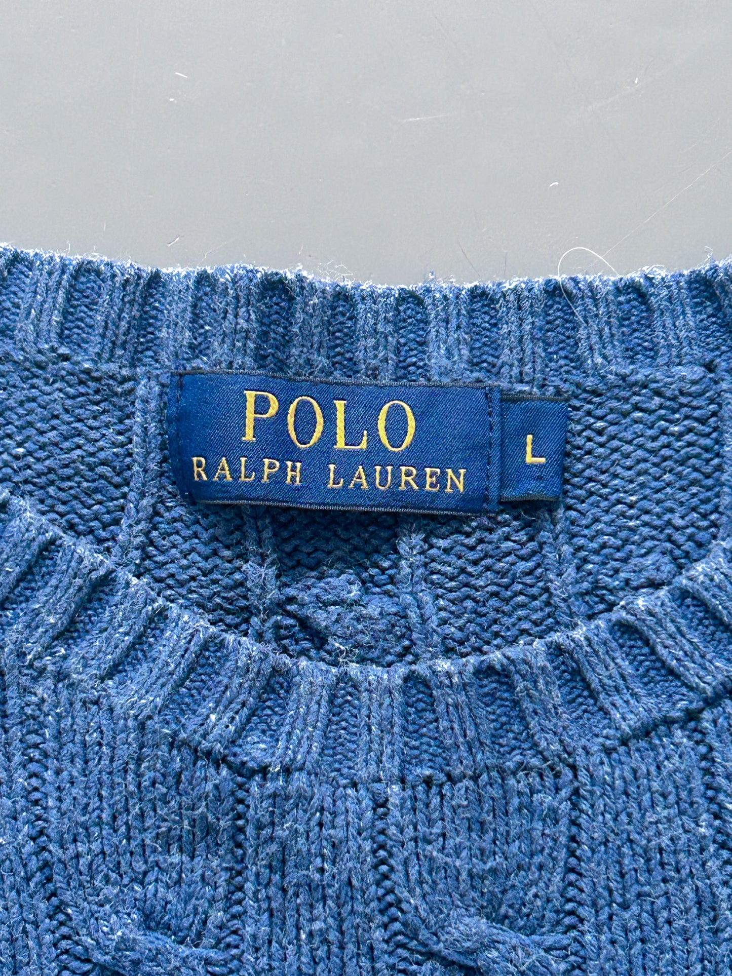 Polo Ralph Lauren Vintage *Cable Knit* Pullover | L