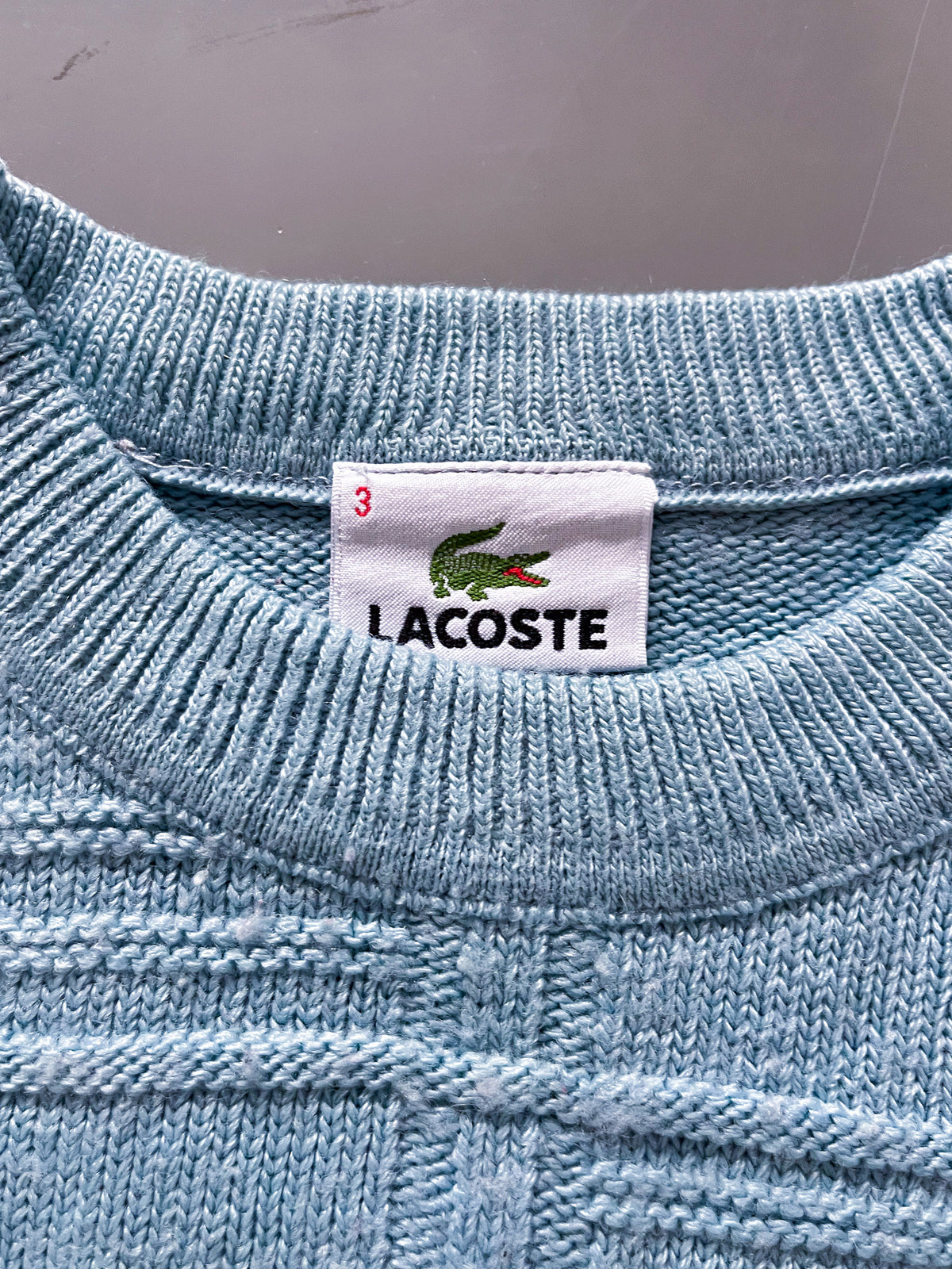 Lacoste Vintage *Babyblue* Pullover | S