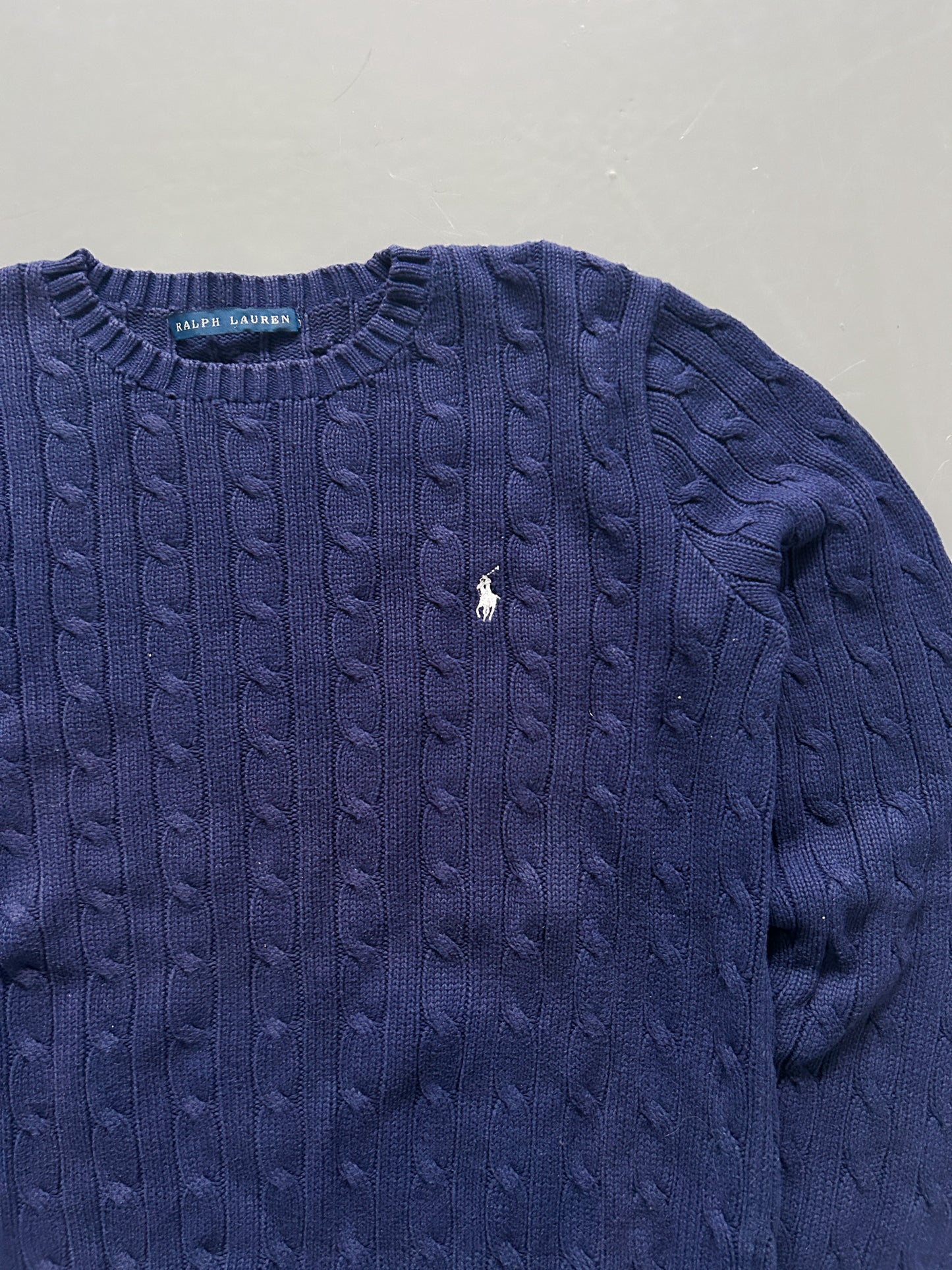 Polo Ralph Lauren Vintage *Cable Knit* Pullover | S