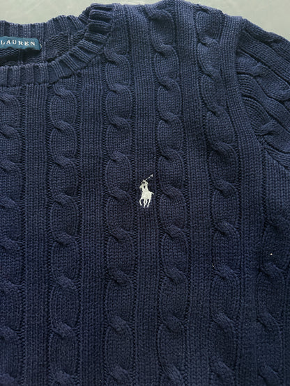 Polo Ralph Lauren Vintage *Cable Knit* Pullover | S