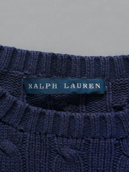 Polo Ralph Lauren Vintage *Cable Knit* Pullover | S