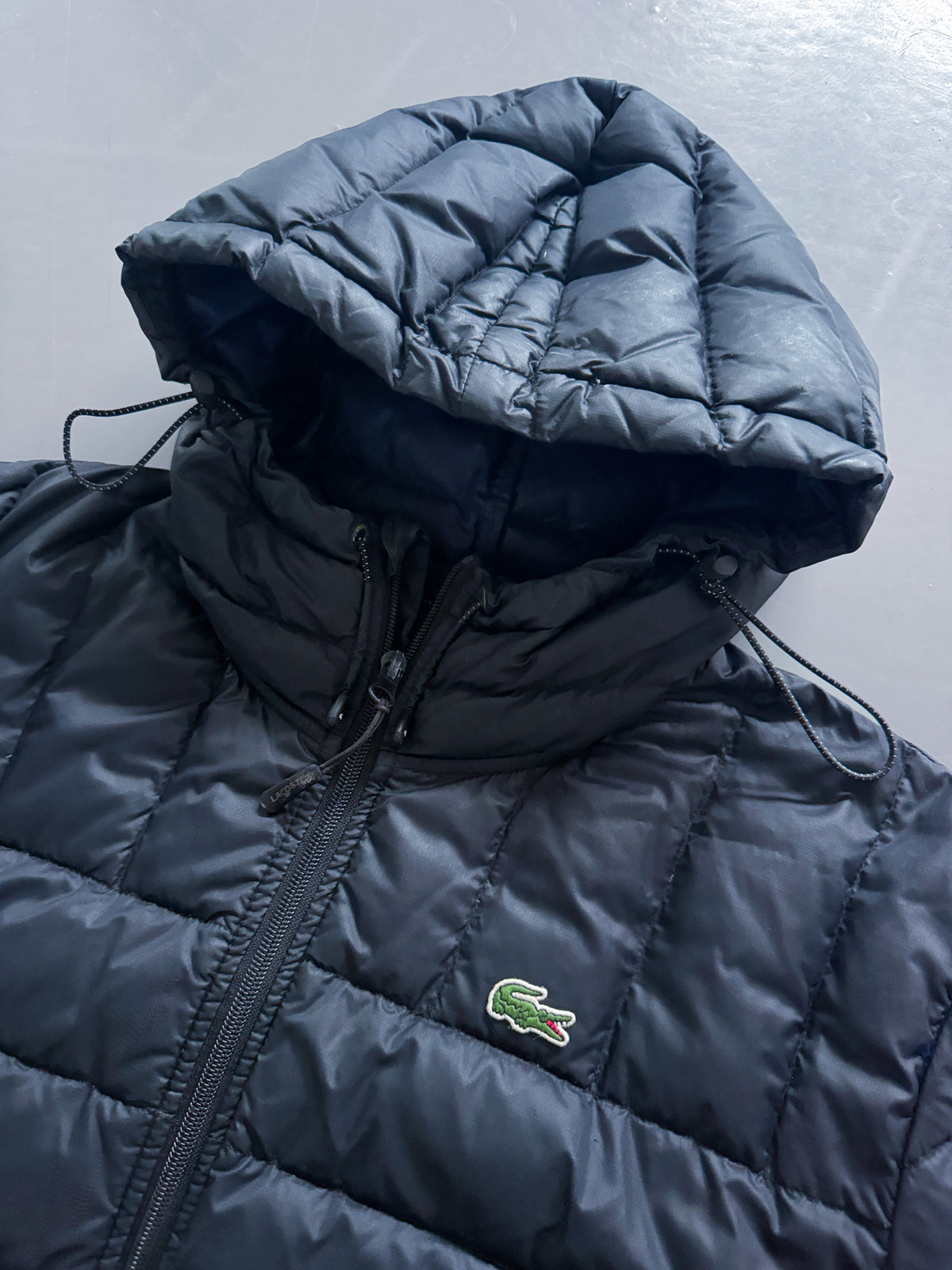 Lacoste Vintage Puffer / Winter Jacket | L
