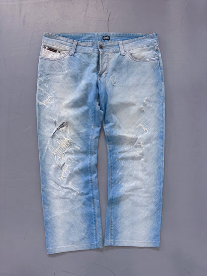 Dolce & Gabbana Vintage Distressed Jeans | M/L