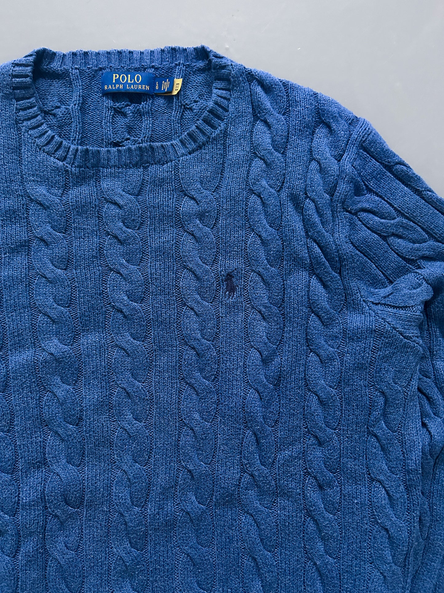 Polo Ralph Lauren Vintage *Cable Knit* Pullover | L