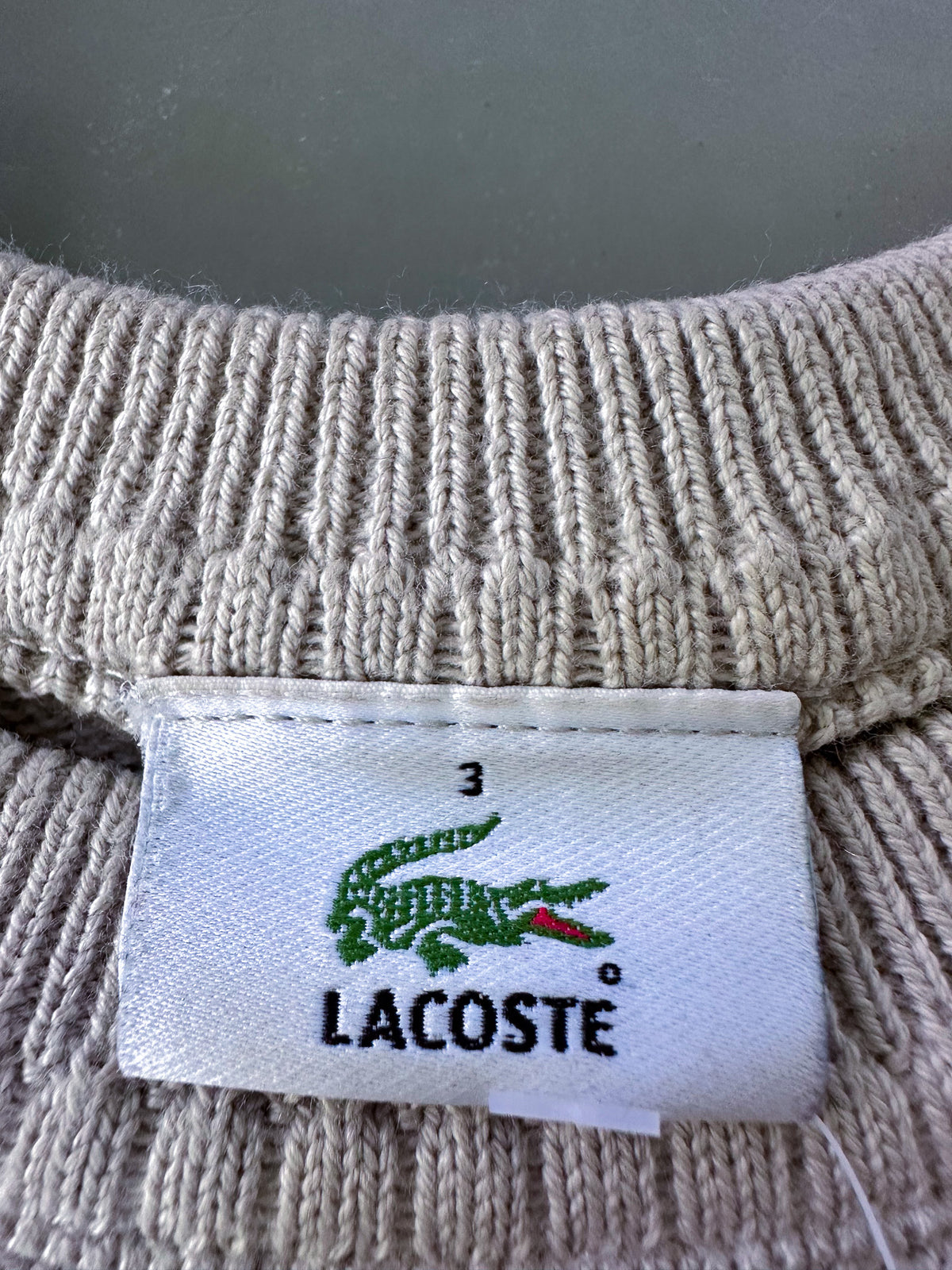 Lacoste Vintage *PREMIUM* Pullover | S