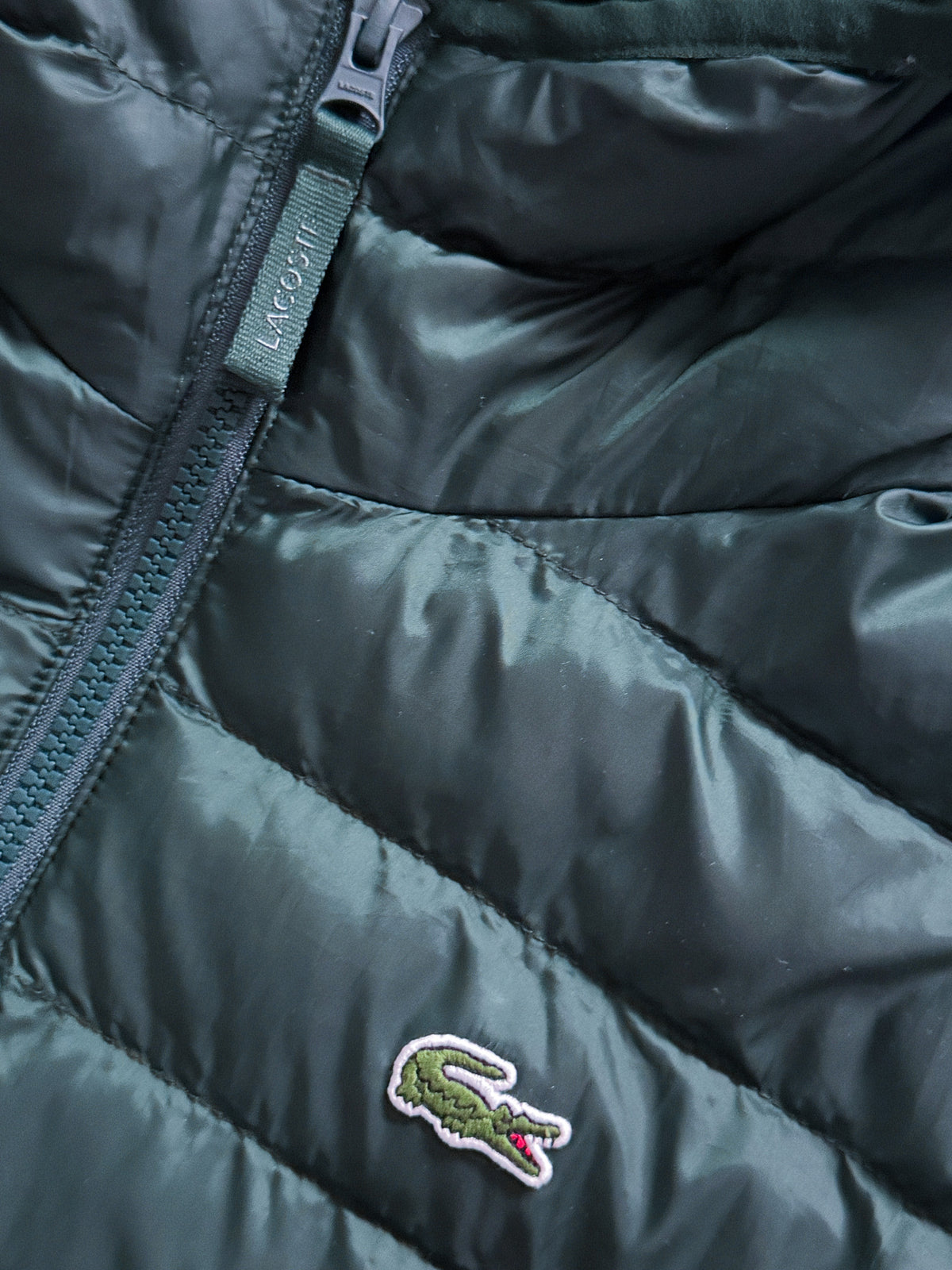 Lacoste Vintage *FOREST GREEN* Puffer / Winter Jacket | S/M