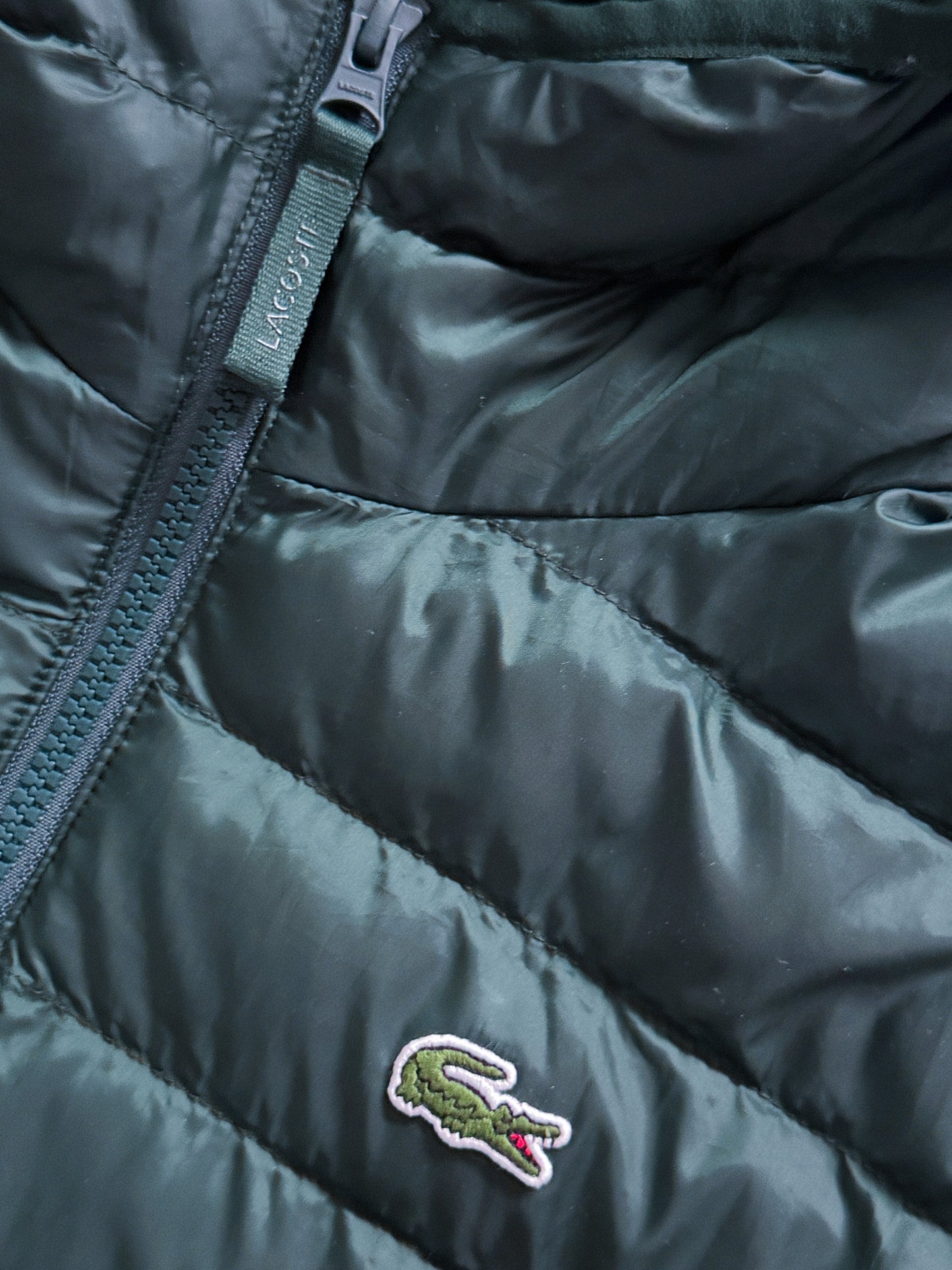 Lacoste Vintage *FOREST GREEN* Puffer / Winter Jacket | S/M