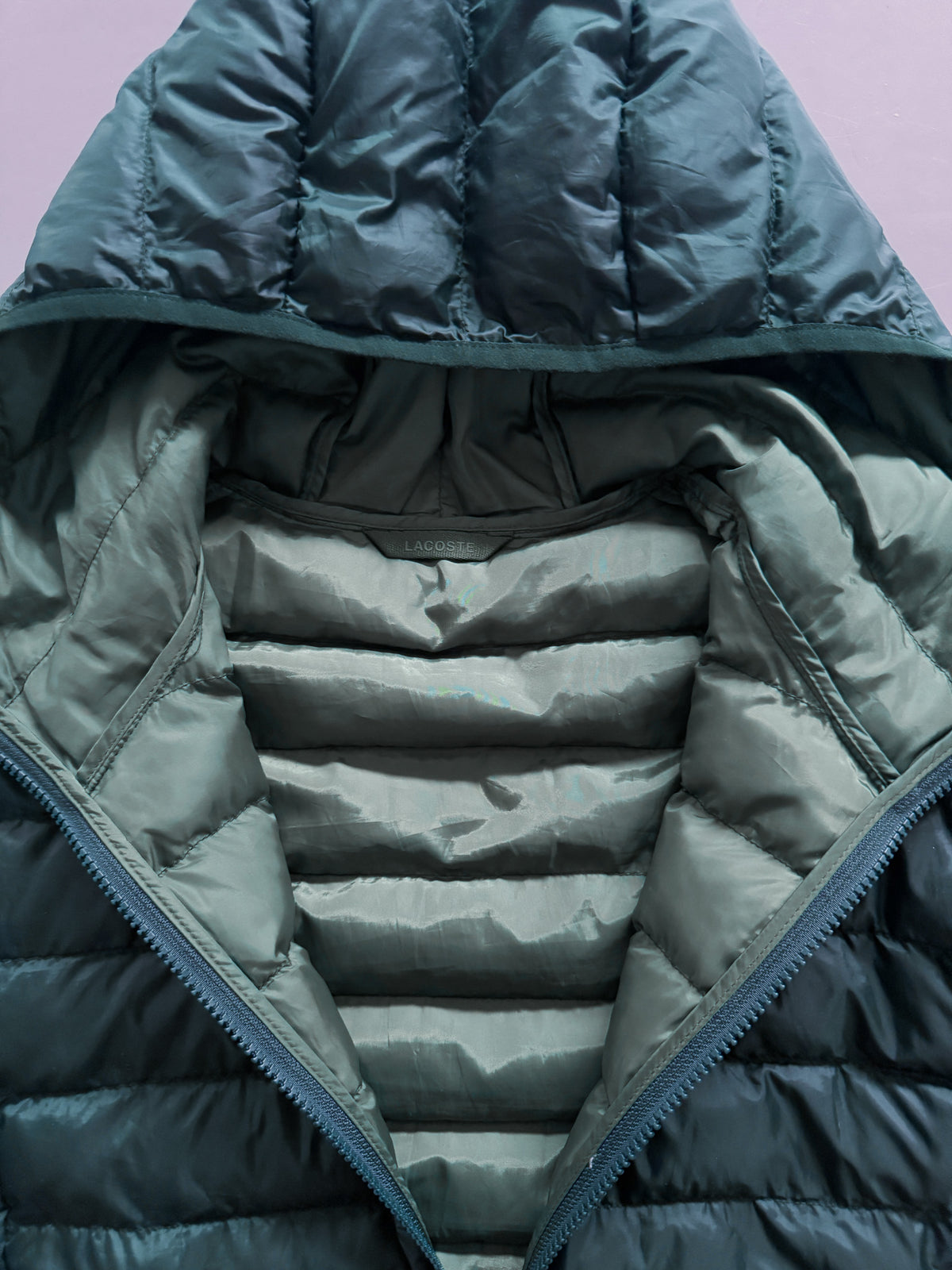 Lacoste Vintage *FOREST GREEN* Puffer / Winter Jacket | S/M