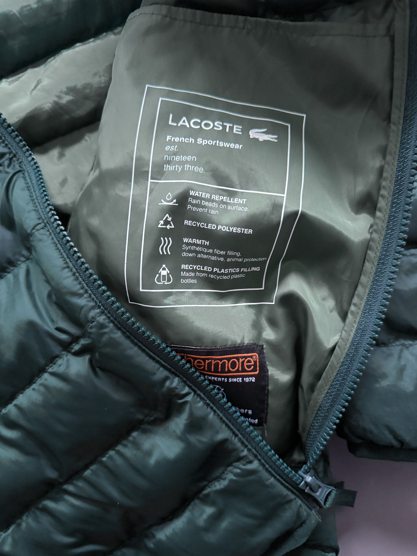 Lacoste Vintage *FOREST GREEN* Puffer / Winter Jacket | S/M