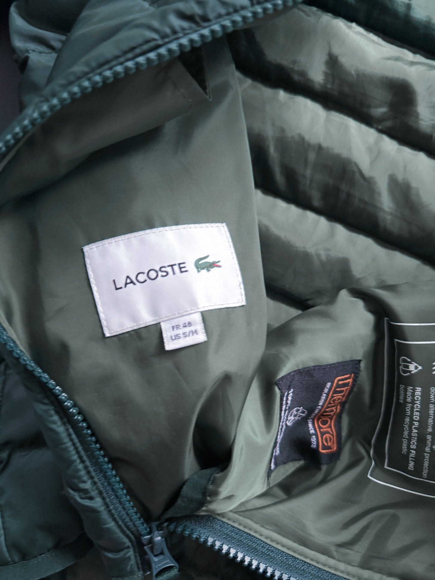 Lacoste Vintage *FOREST GREEN* Puffer / Winter Jacket | S/M
