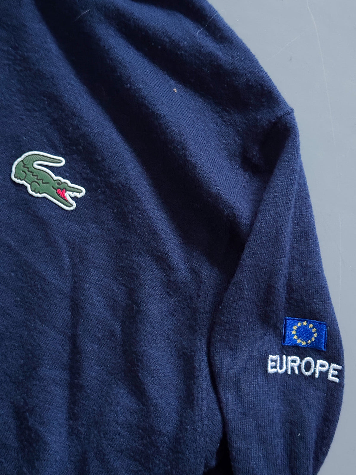 Lacoste *EUROPE* Vintage Quarter Zip / Pullover  | L