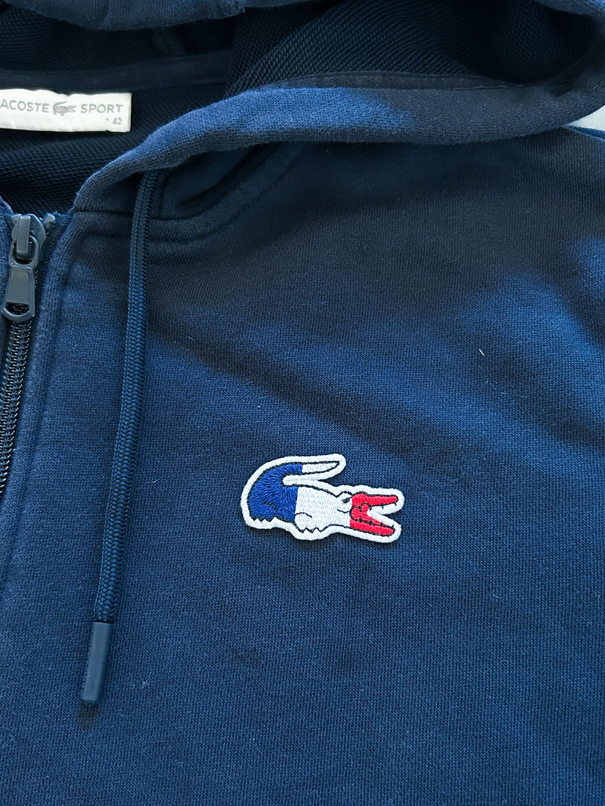 Lacoste x Frankreich Vintage Sweatjacke | L