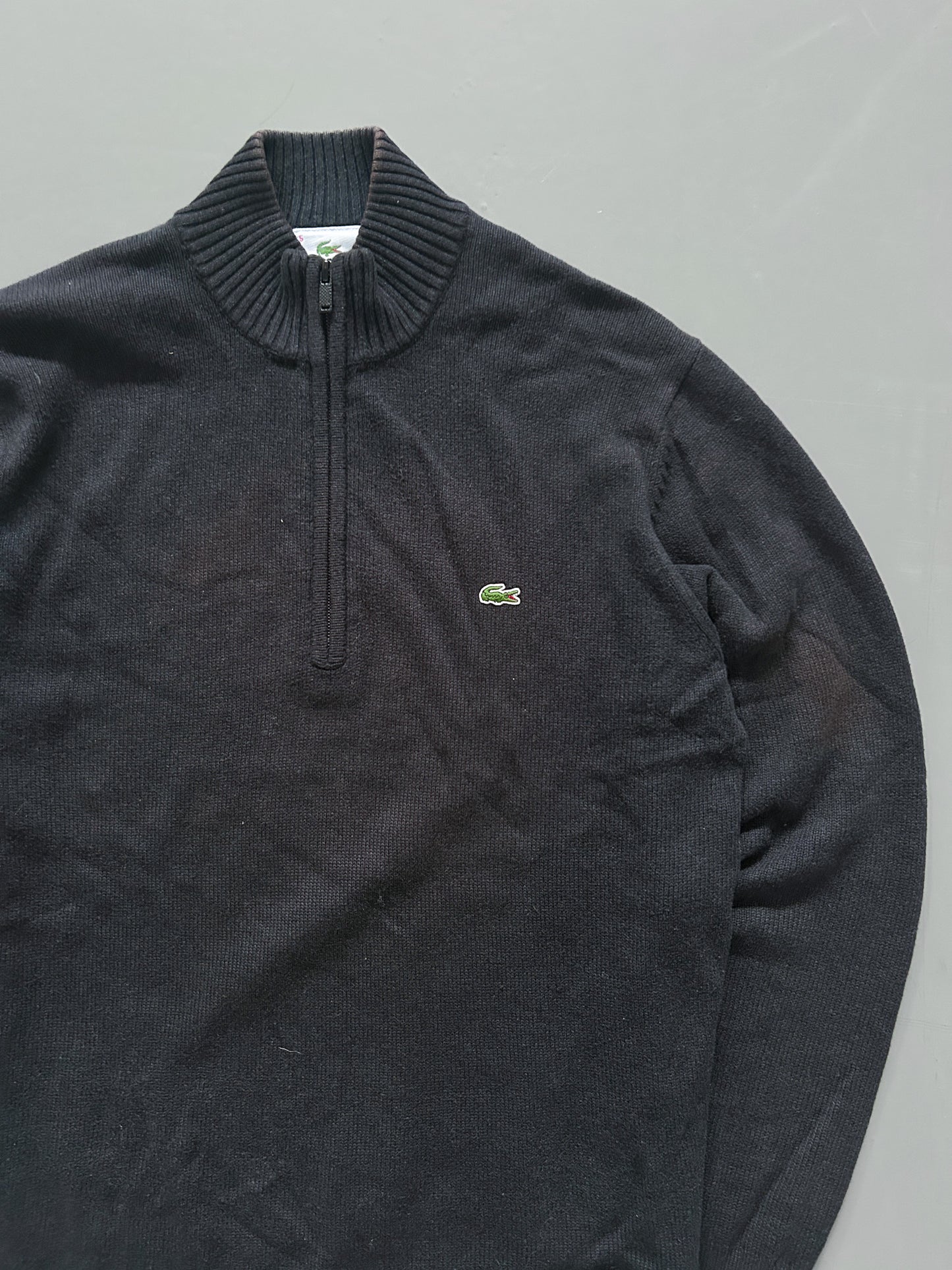 Lacoste Vintage Quarter Zip Pullover | L