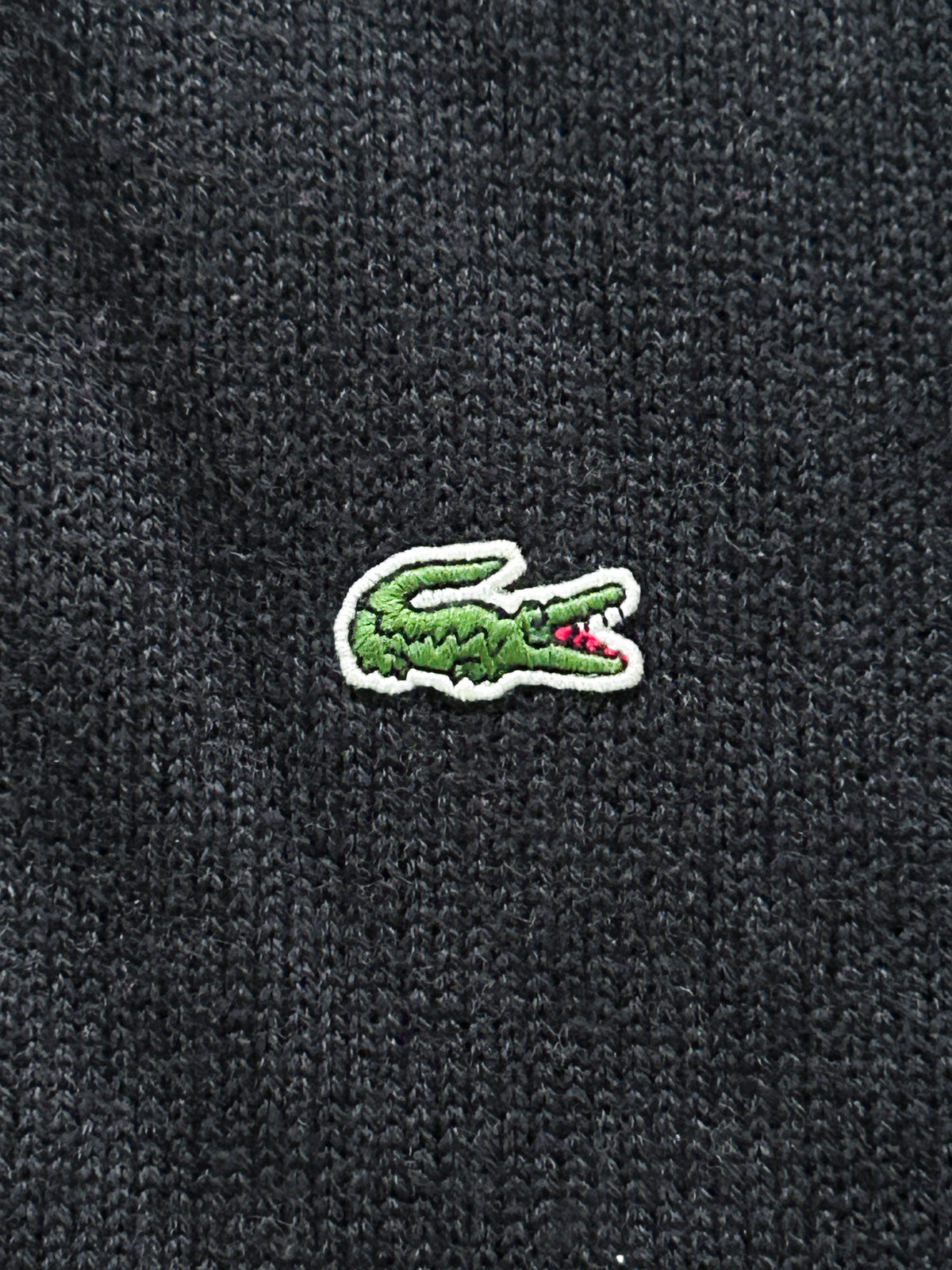 Lacoste Vintage Quarter Zip Pullover | L