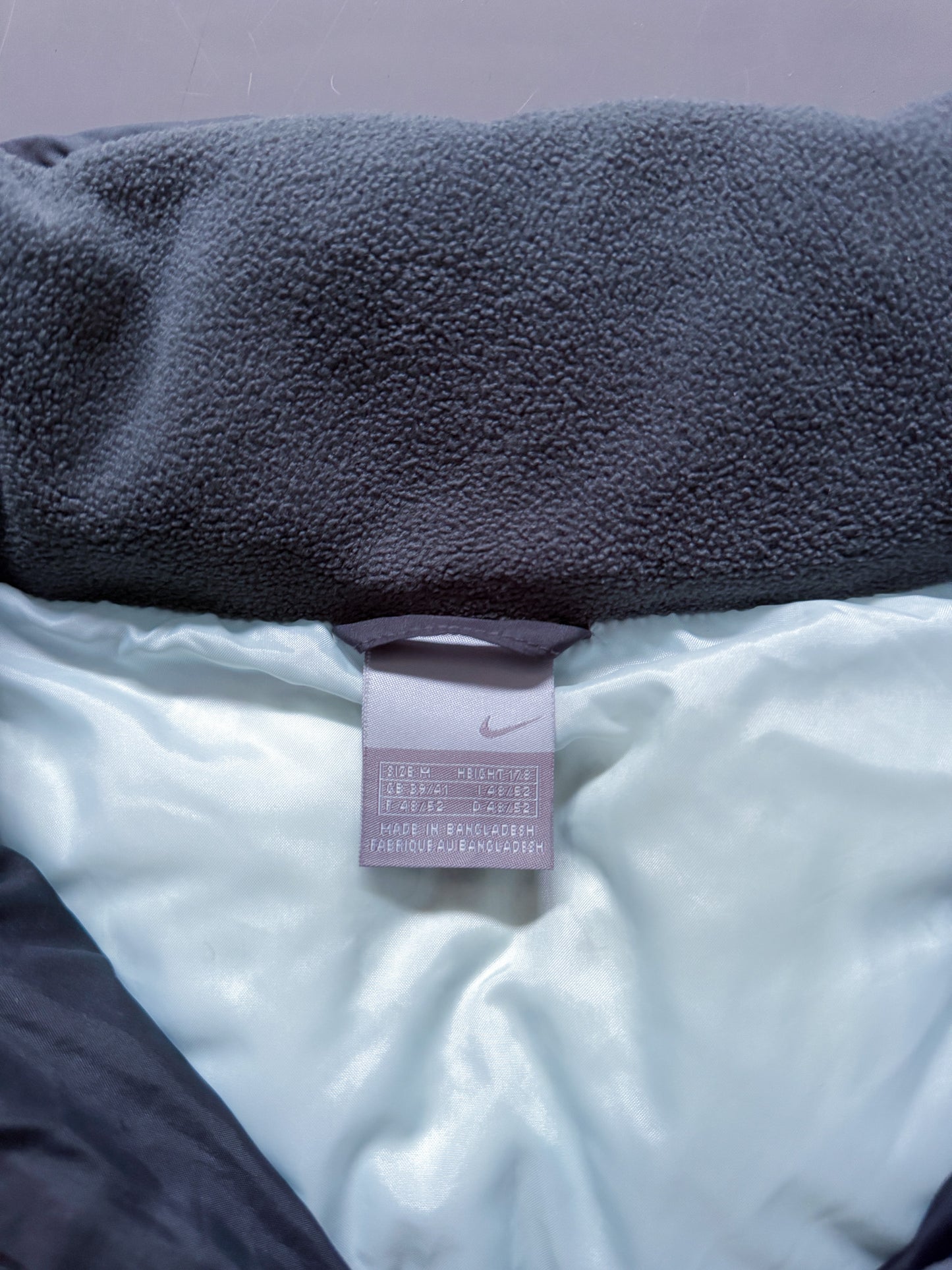 Nike Vintage *BABYBLUE LOGO* Pufferweste | M