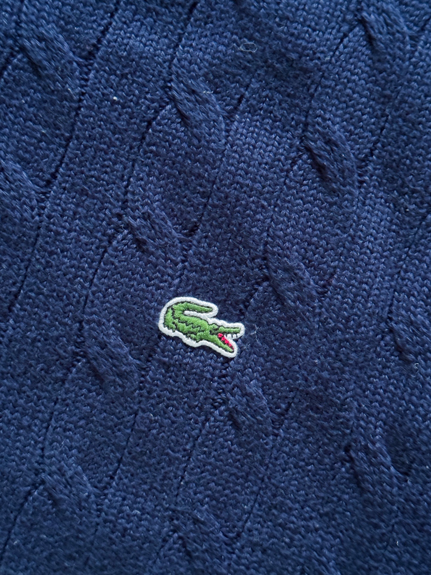 Lacoste Vintage *Cable Knit* Pullover | M
