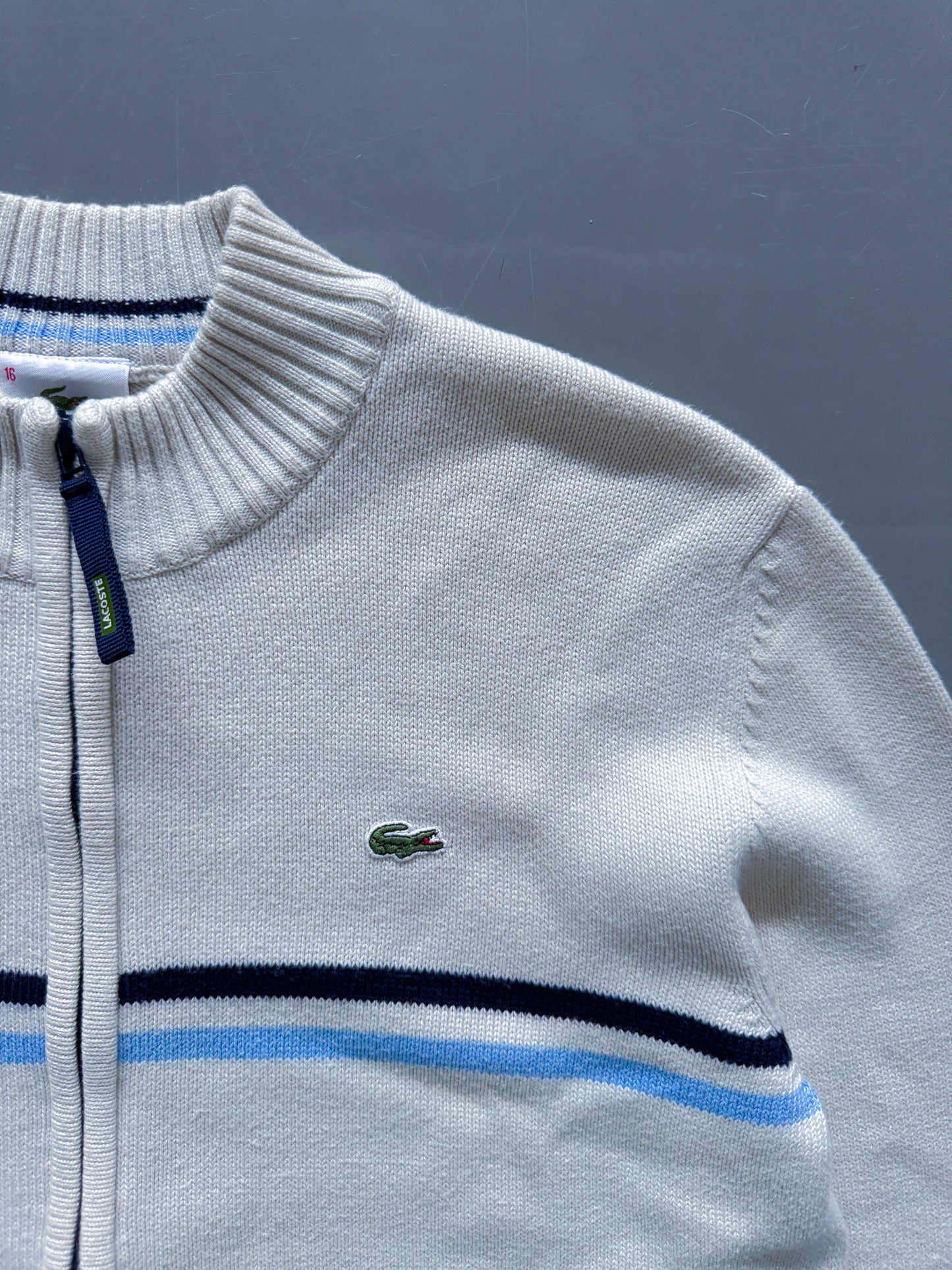 Lacoste Vintage *PREMIUM* Strickjacke | S