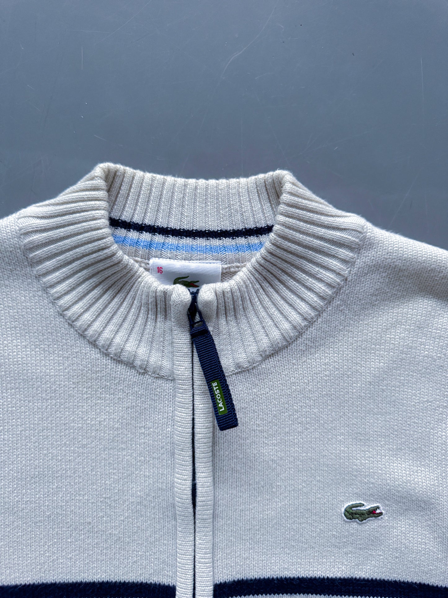 Lacoste Vintage *PREMIUM* Strickjacke | S