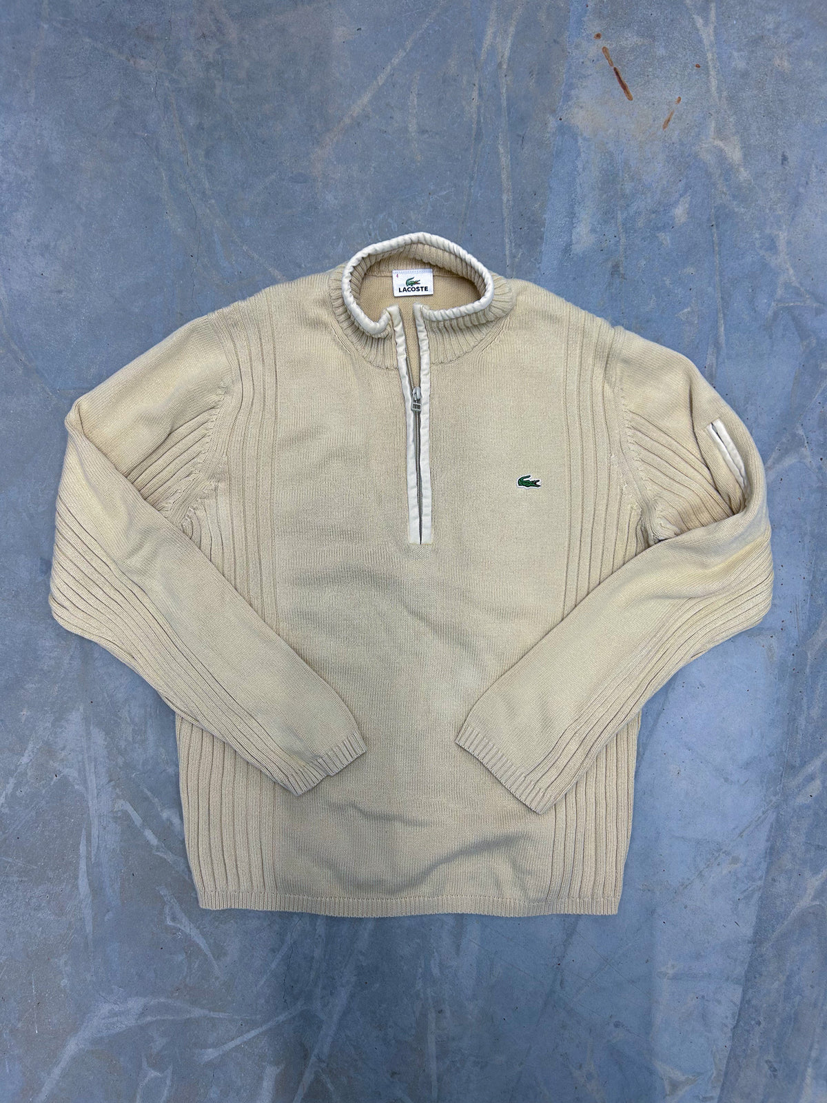 Lacoste Vintage Half-Zip Pull | M