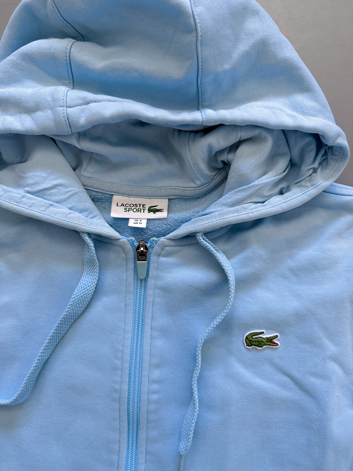 Lacoste Vintage *Babyblue* Sweatjacke | M