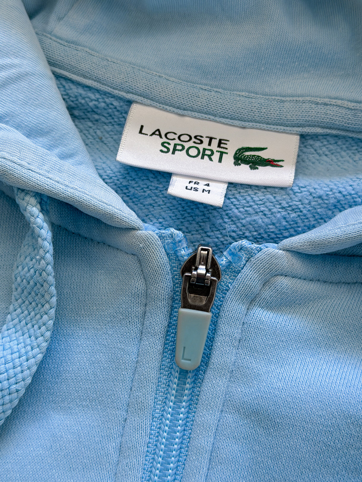 Lacoste Vintage *Babyblue* Sweatjacke | M