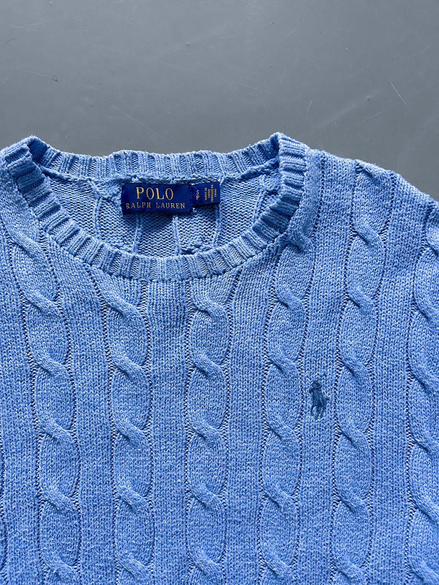 Polo Ralph Lauren Vintage *Cable Knit* Pullover | S