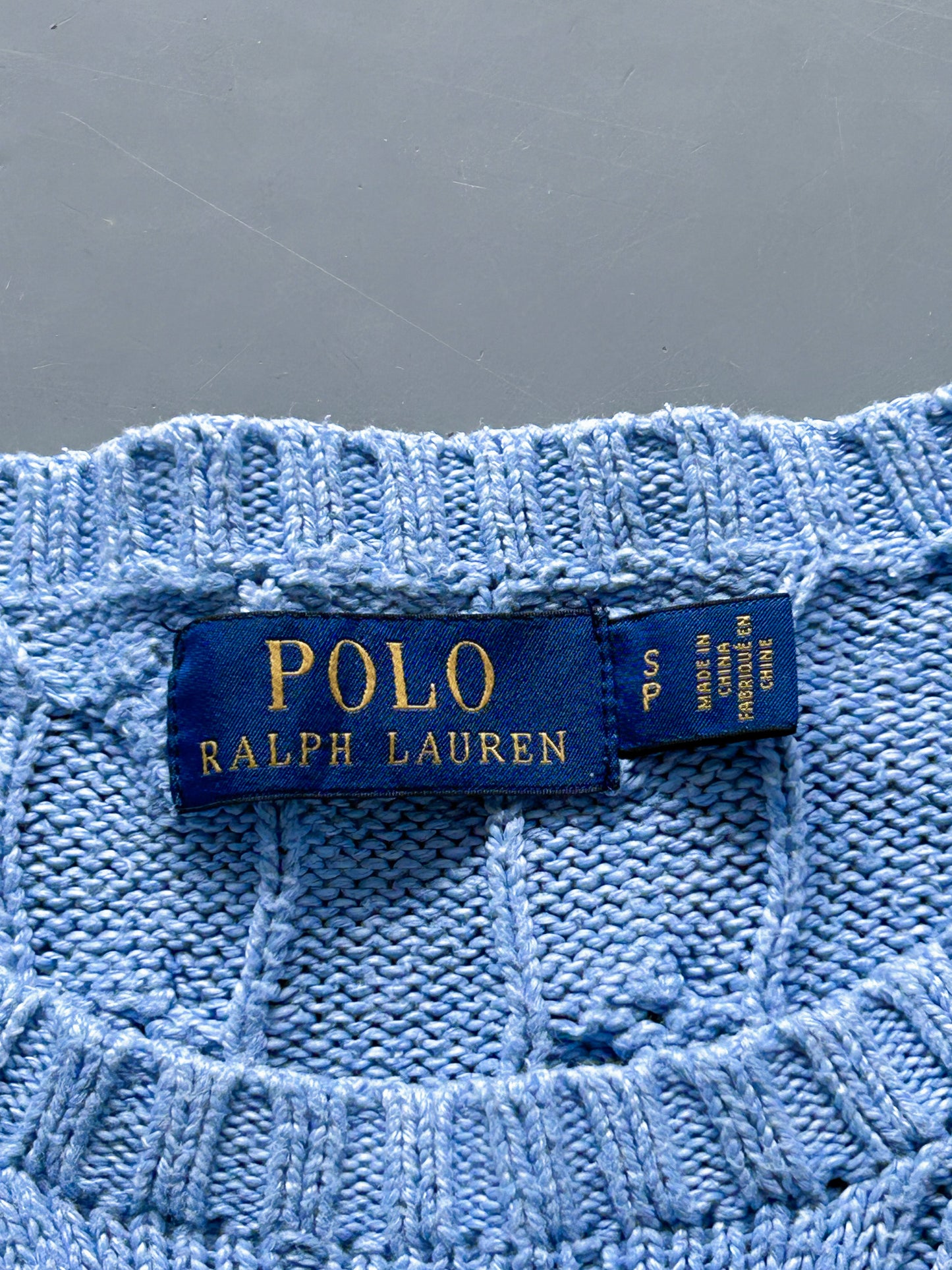 Polo Ralph Lauren Vintage *Cable Knit* Pullover | S