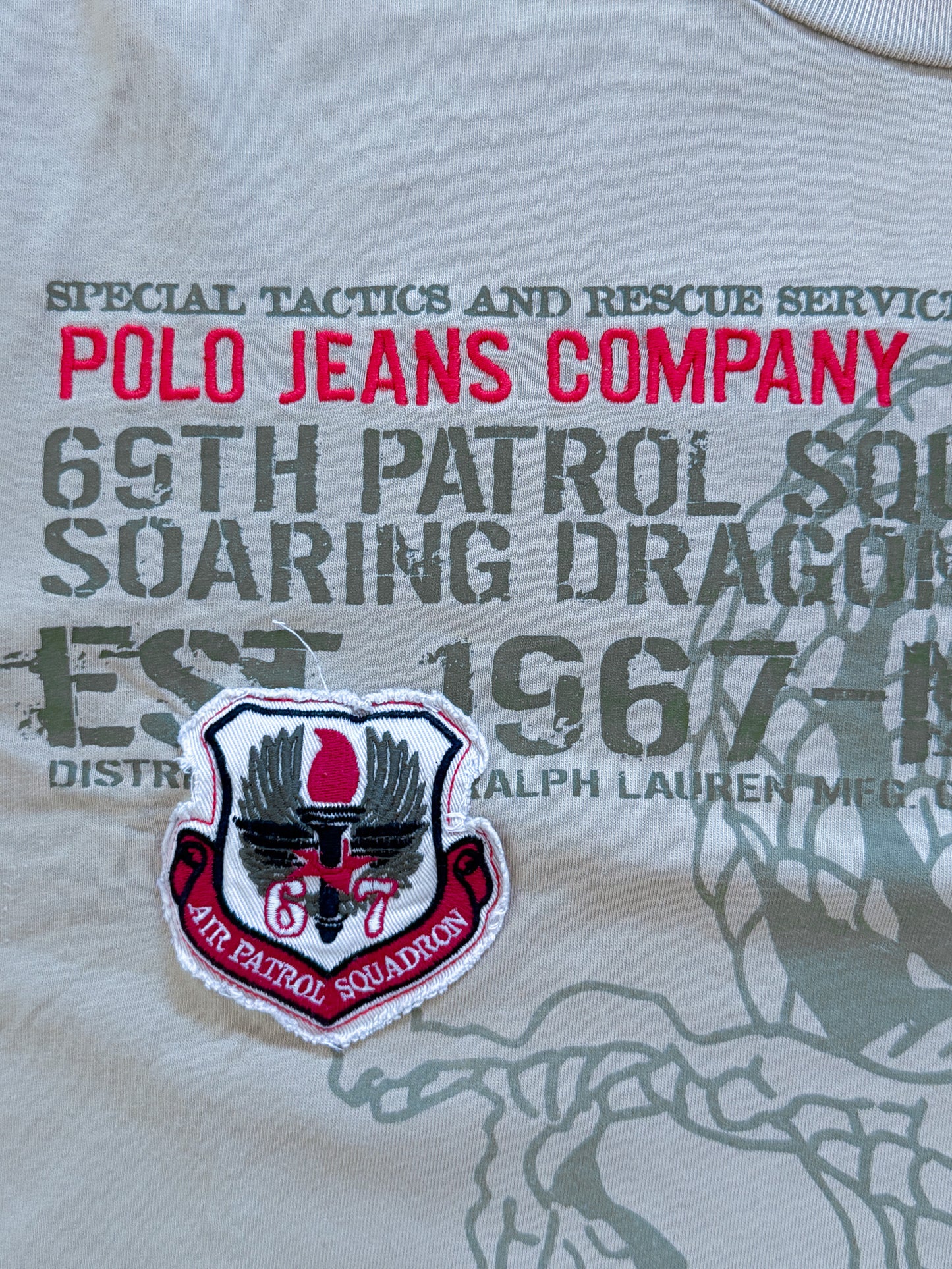 Vintage Polo Ralph *Rare Dragon* Lauren T-Shirt | M