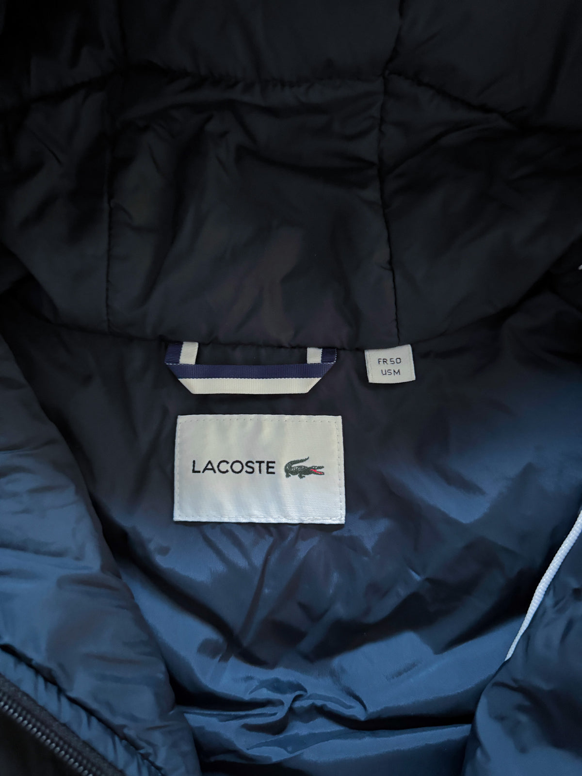 Lacoste Vintage Puffer / Winter Jacket | M