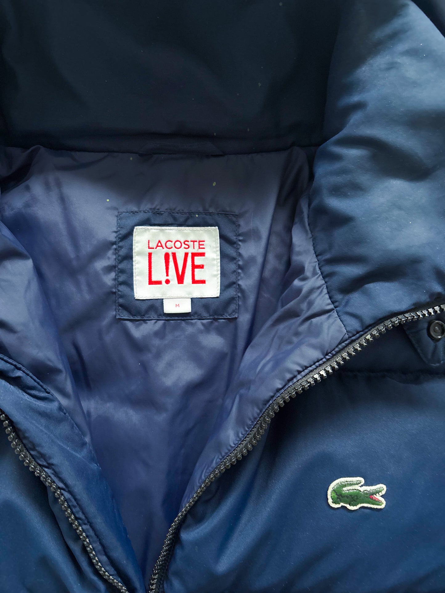 Lacoste Vintage Puffer / Winter Jacket | M