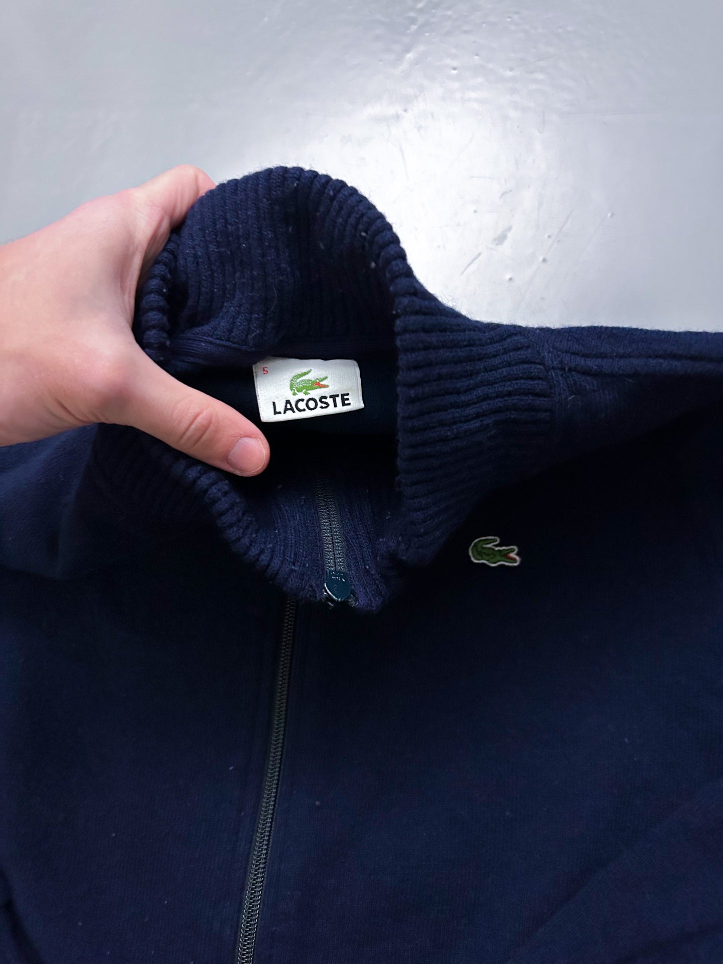 Lacoste Vintage *PREMIUM* Strickjacke | L