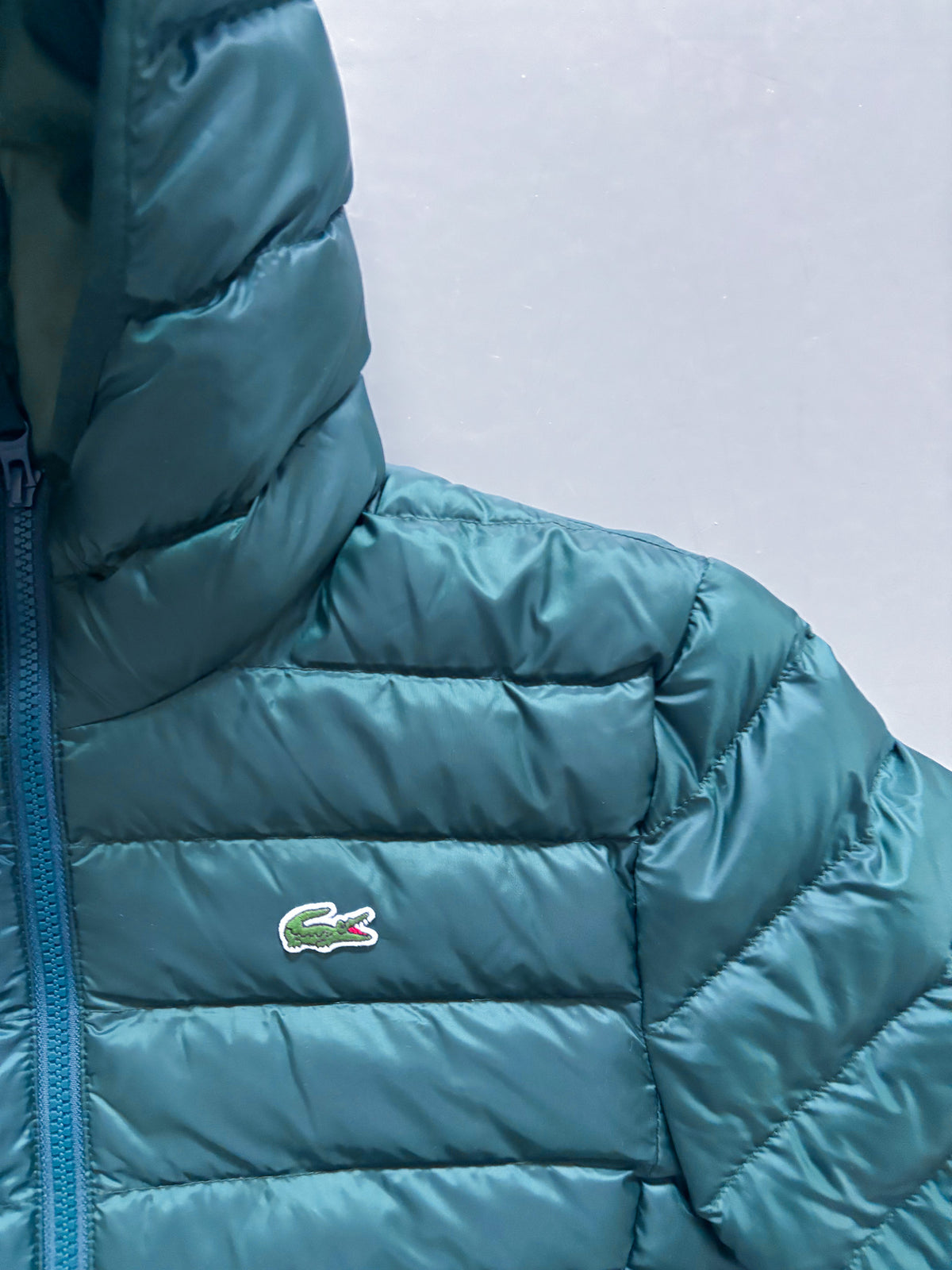 Lacoste Vintage Puffer / Winter Jacket | S