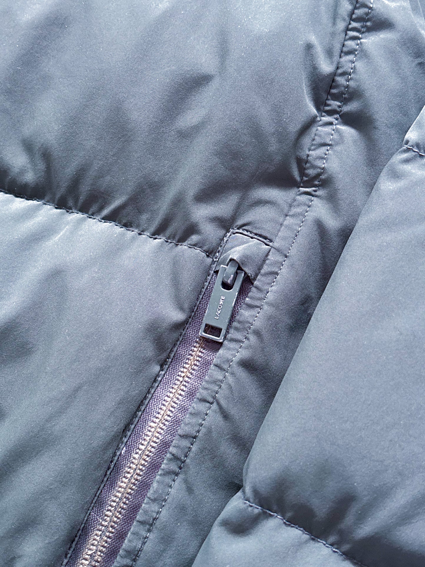 Lacoste Vintage Puffer / Winter Jacket | L