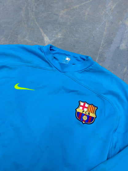 Vintage Nike x Barca Pullover | S
