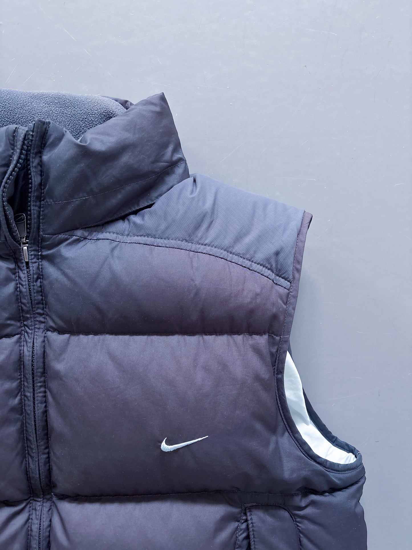 Nike Vintage *BABYBLUE LOGO* Pufferweste | M