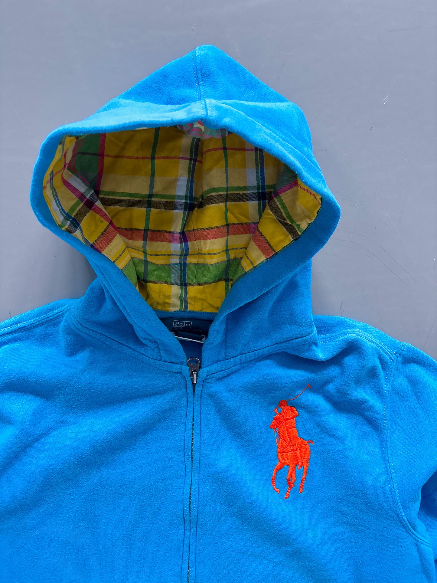 Polo Ralph Lauren Vintage *PLAID* Sweatjacke | S