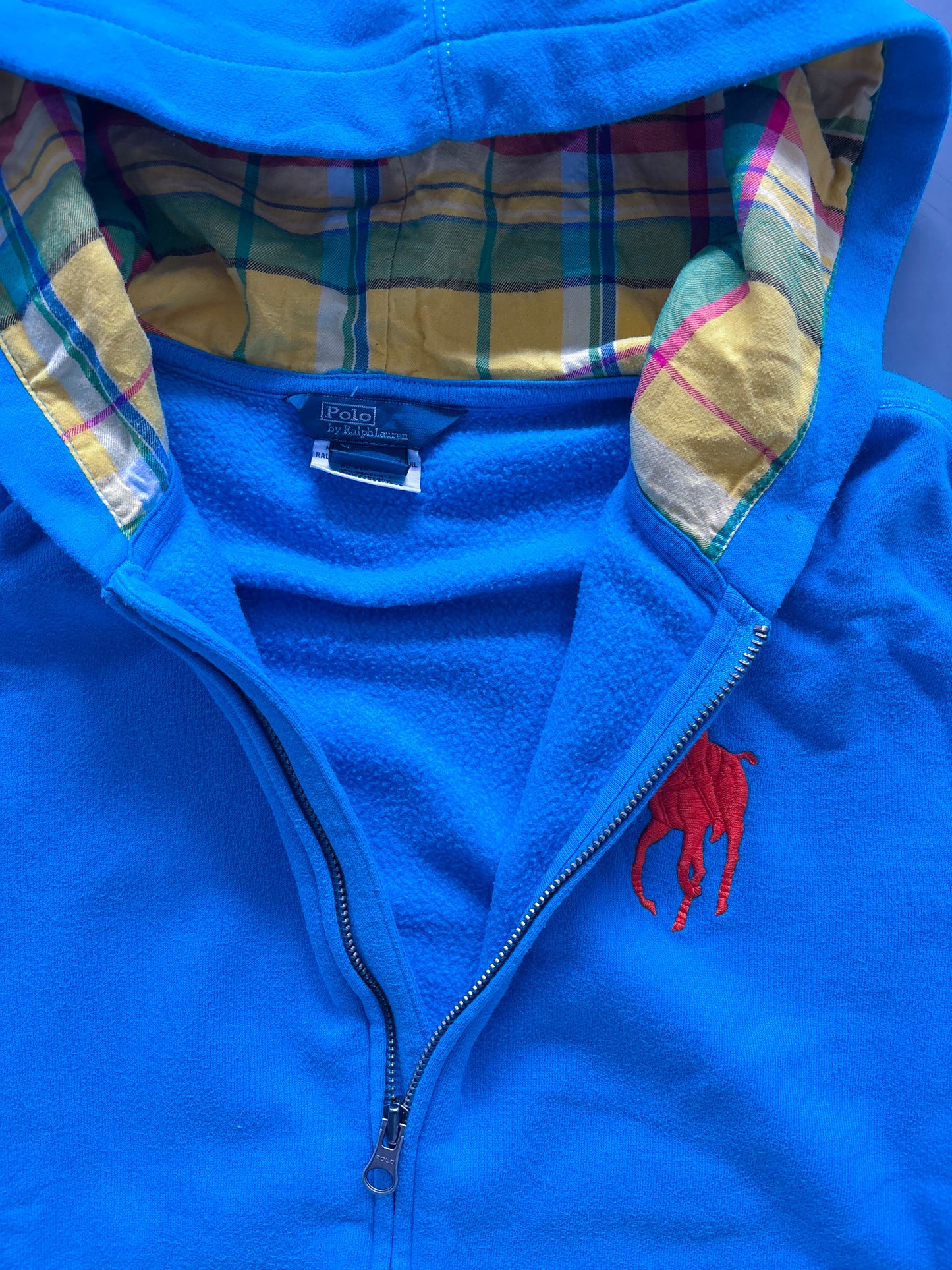 Polo Ralph Lauren Vintage *PLAID* Sweatjacke | S