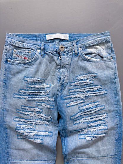 Diesel Y2K Vintage Distressed Jeans | M