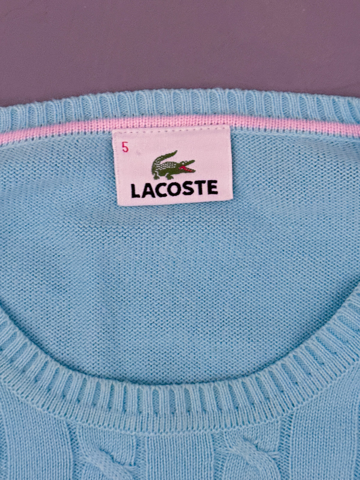 Lacoste Vintage Pullover *Babyblue* | L