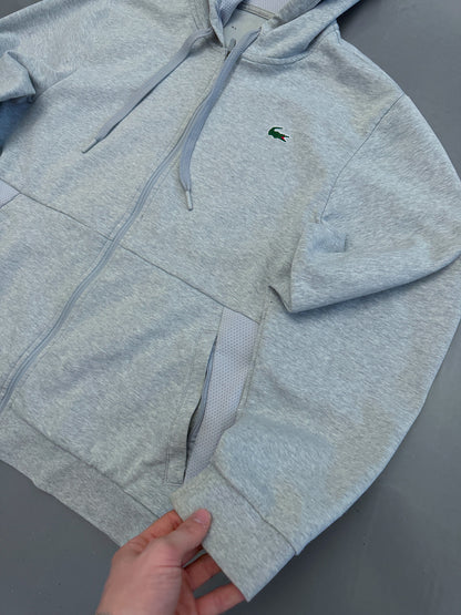 Lacoste Vintage Zip Hoodie | L