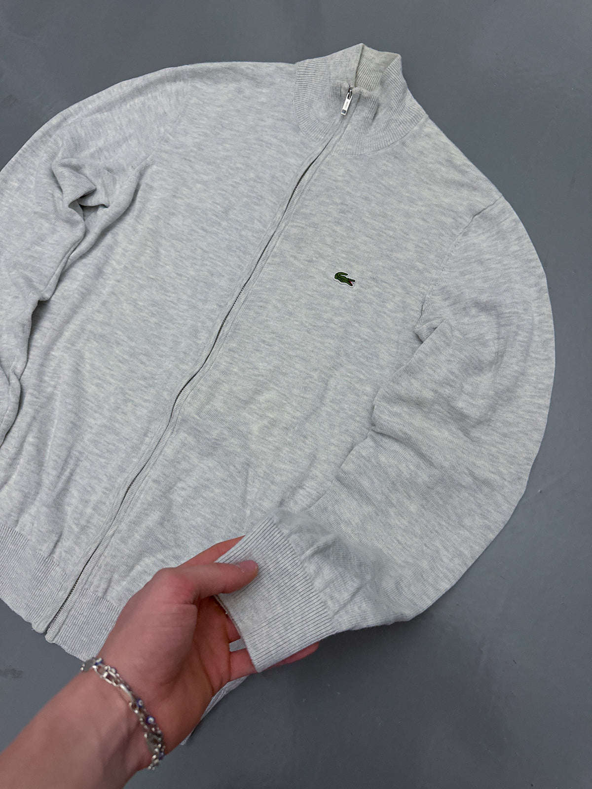 Lacoste Vintage Zip Pullover | M