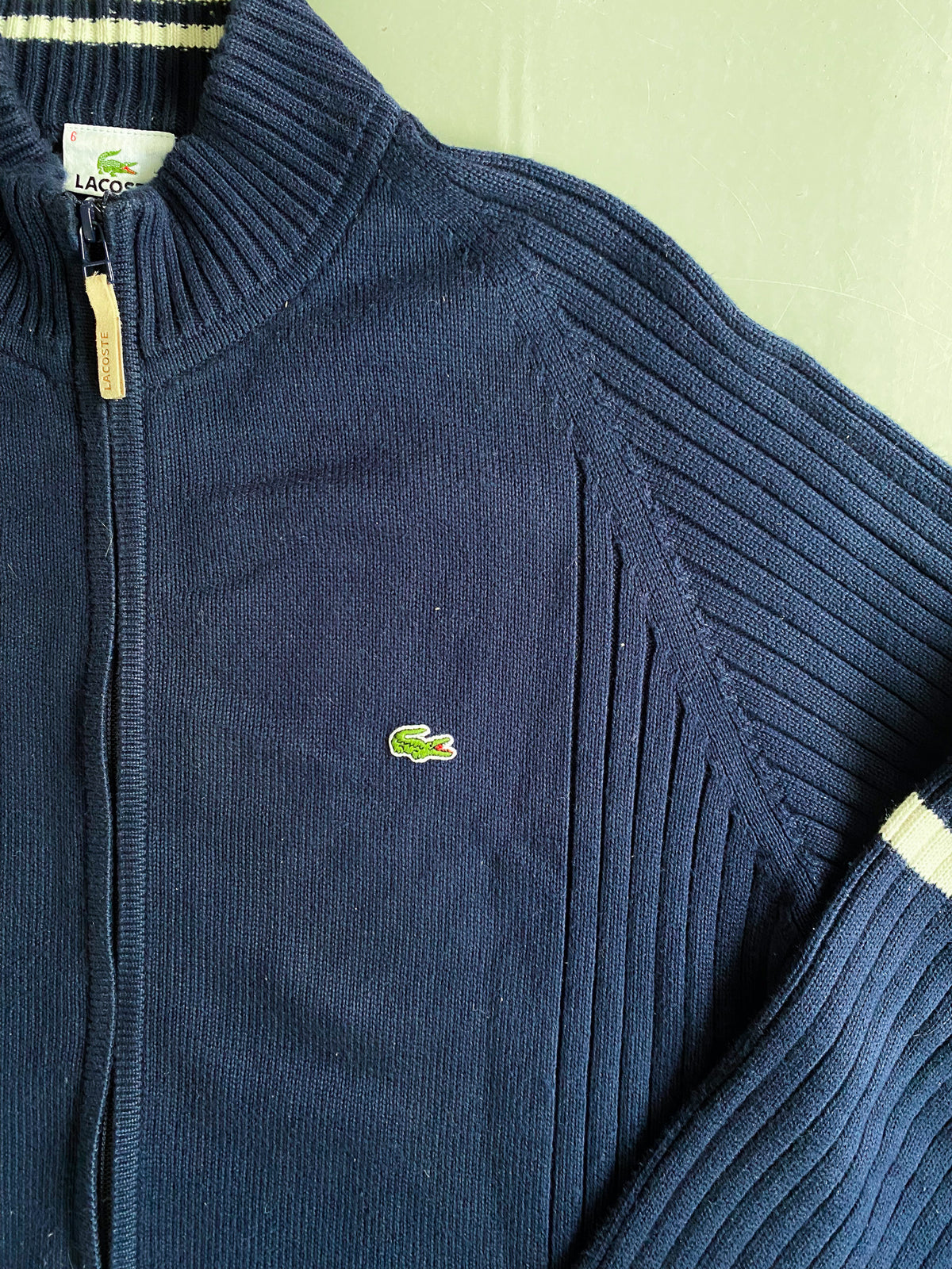 Lacoste Vintage Strickjacke | L
