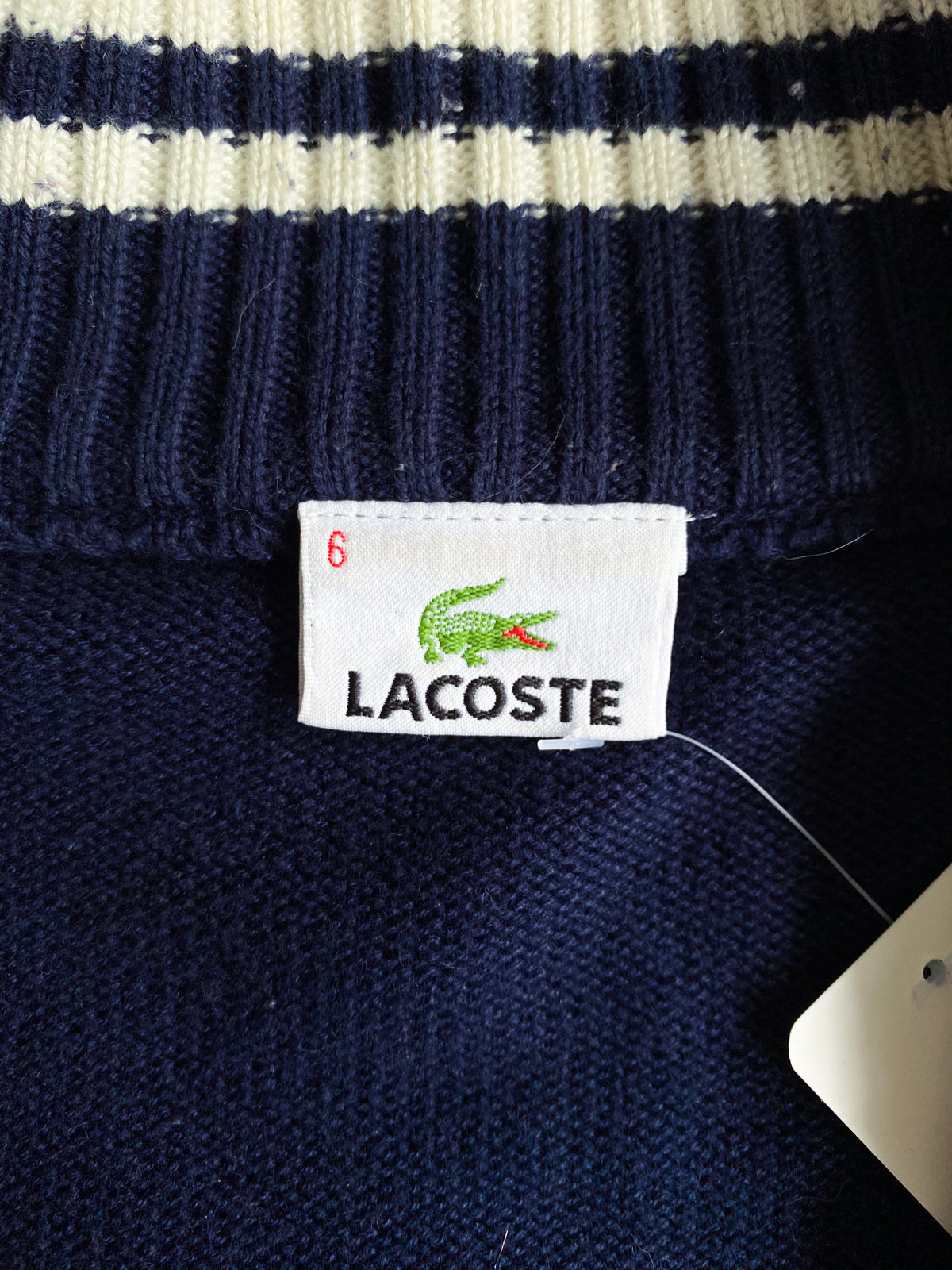 Lacoste Vintage Strickjacke | L