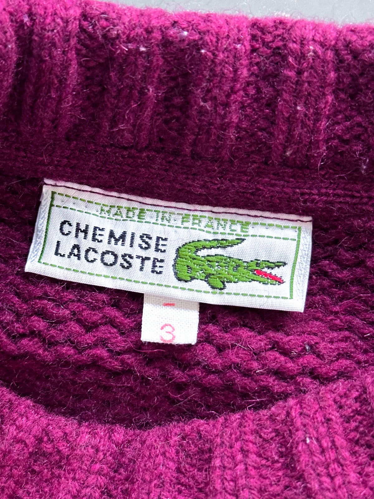Lacoste Vintage Pullover | S