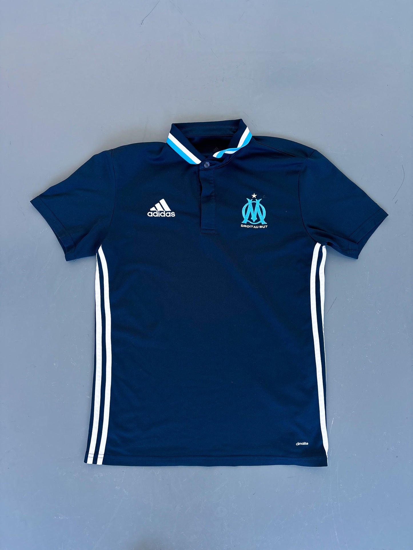 Adidas x Marseille Vintage Polo Shirt | M