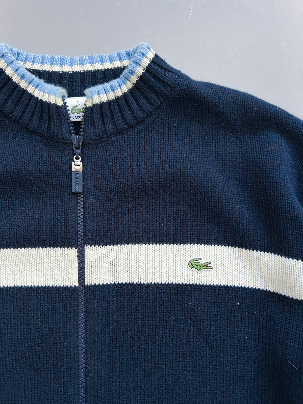 Lacoste Vintage Strickjacke | XL