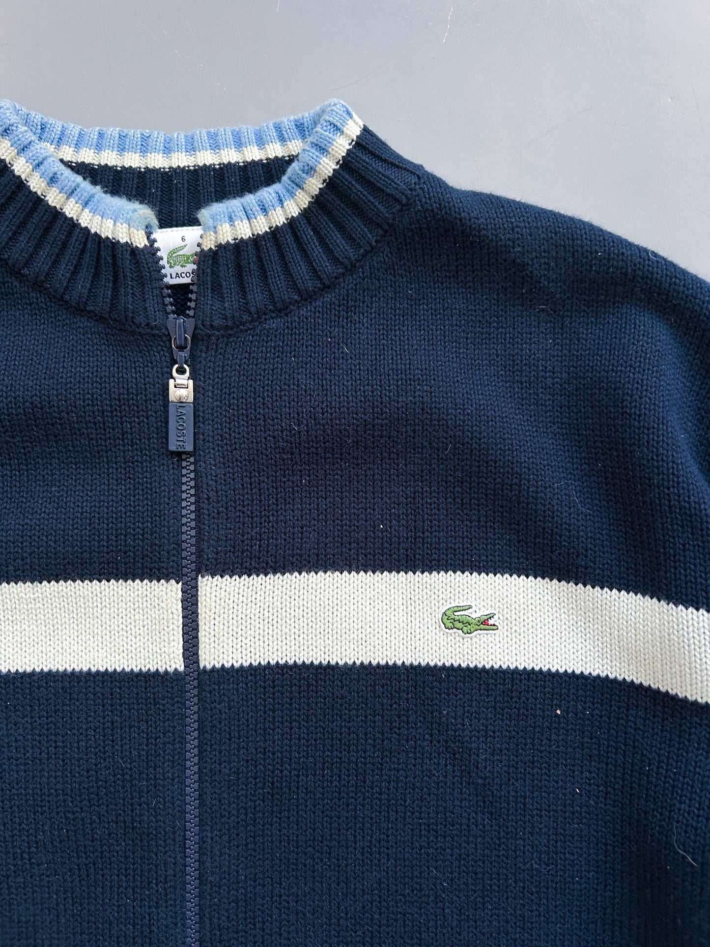 Lacoste Vintage Strickjacke | XL